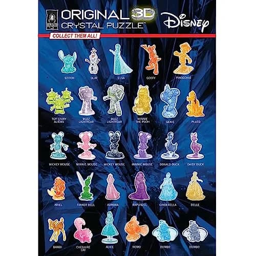 Bepuzzled Disney Cinderella Castle Crystal 3D Puzzle Deluxe, 71-Piece, Ages 12+ | Translucent Crystal Build thumbnail 7
