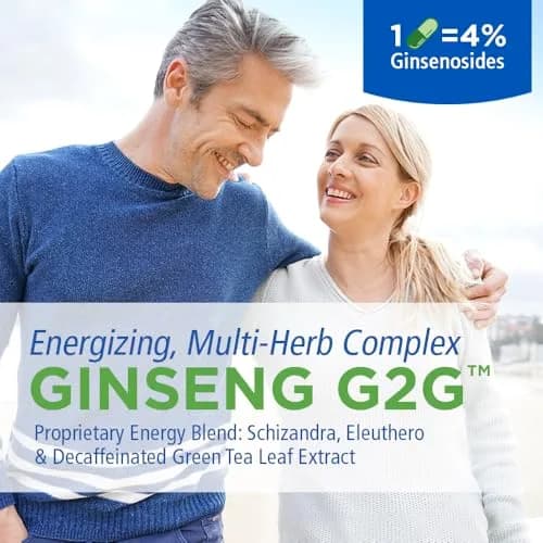 Body Gold Ginsana Energy 30 VegCaps | Focus & Endurance Support, No Caffeine thumbnail 2