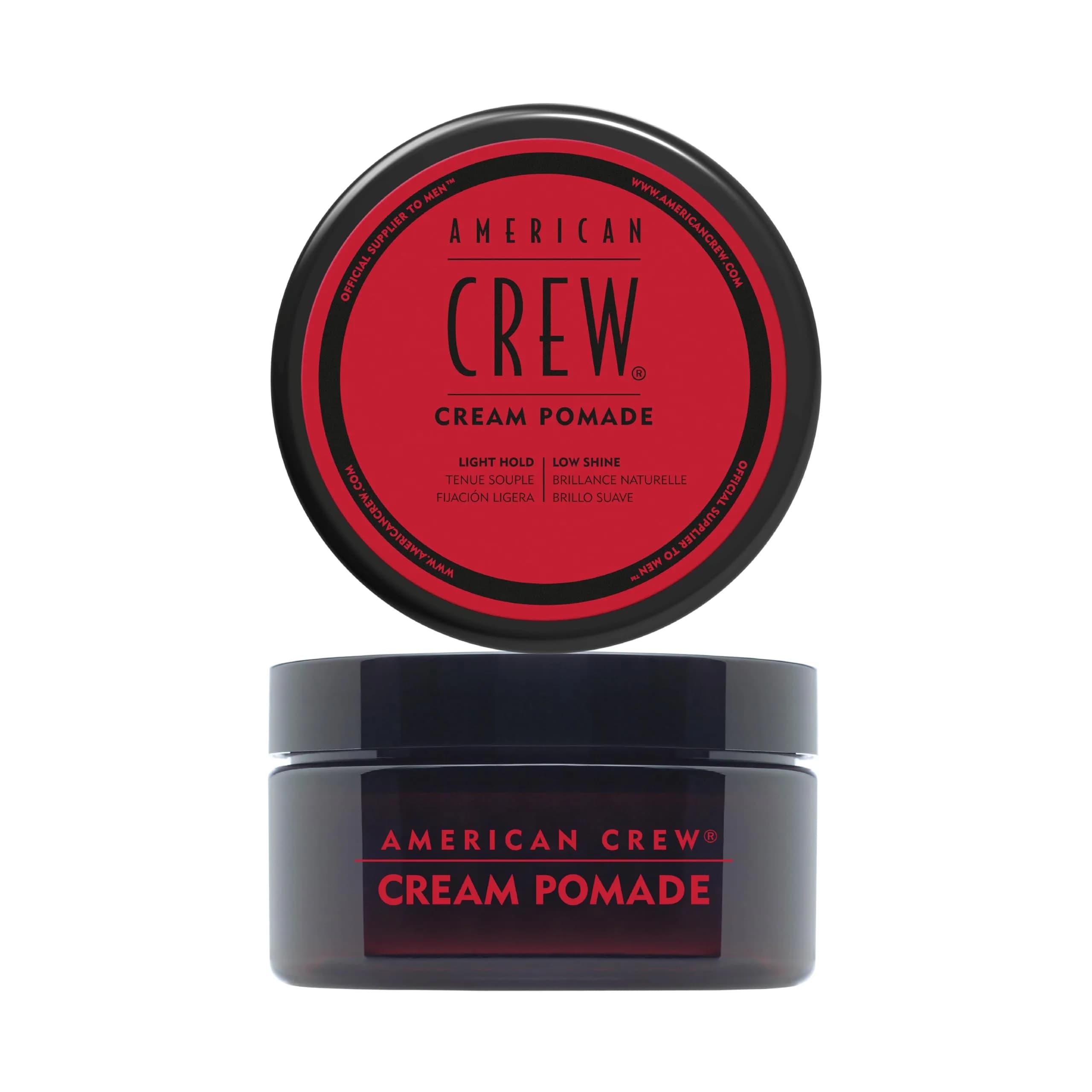 American Crew Men's Hair Pomade, Light Hold & Low Shine, 85g (3 Oz) | Natural Look Styling Gel - main product image