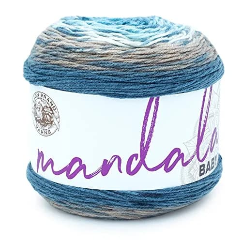 Lion Brand Yarn Mandala Baby Yarn Wishing Well 590 yd (540 m) | CYC #3 Light Acrylic thumbnail 1