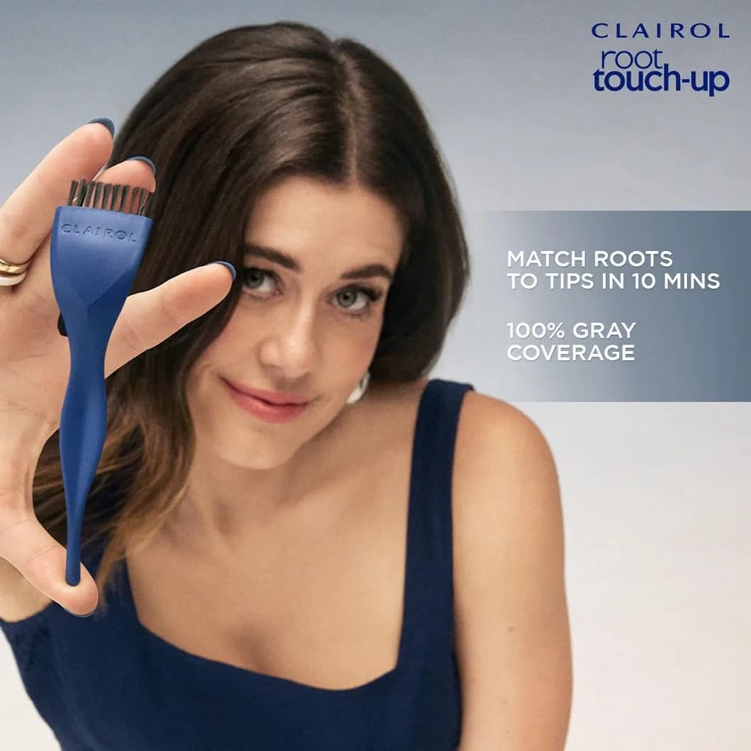 Clairol Root Touch Up Permanent Hair Dye 6.5G Lightest Golden Brown 1.1 Fl Oz (33ml) | 100% Gray Coverage - view 8