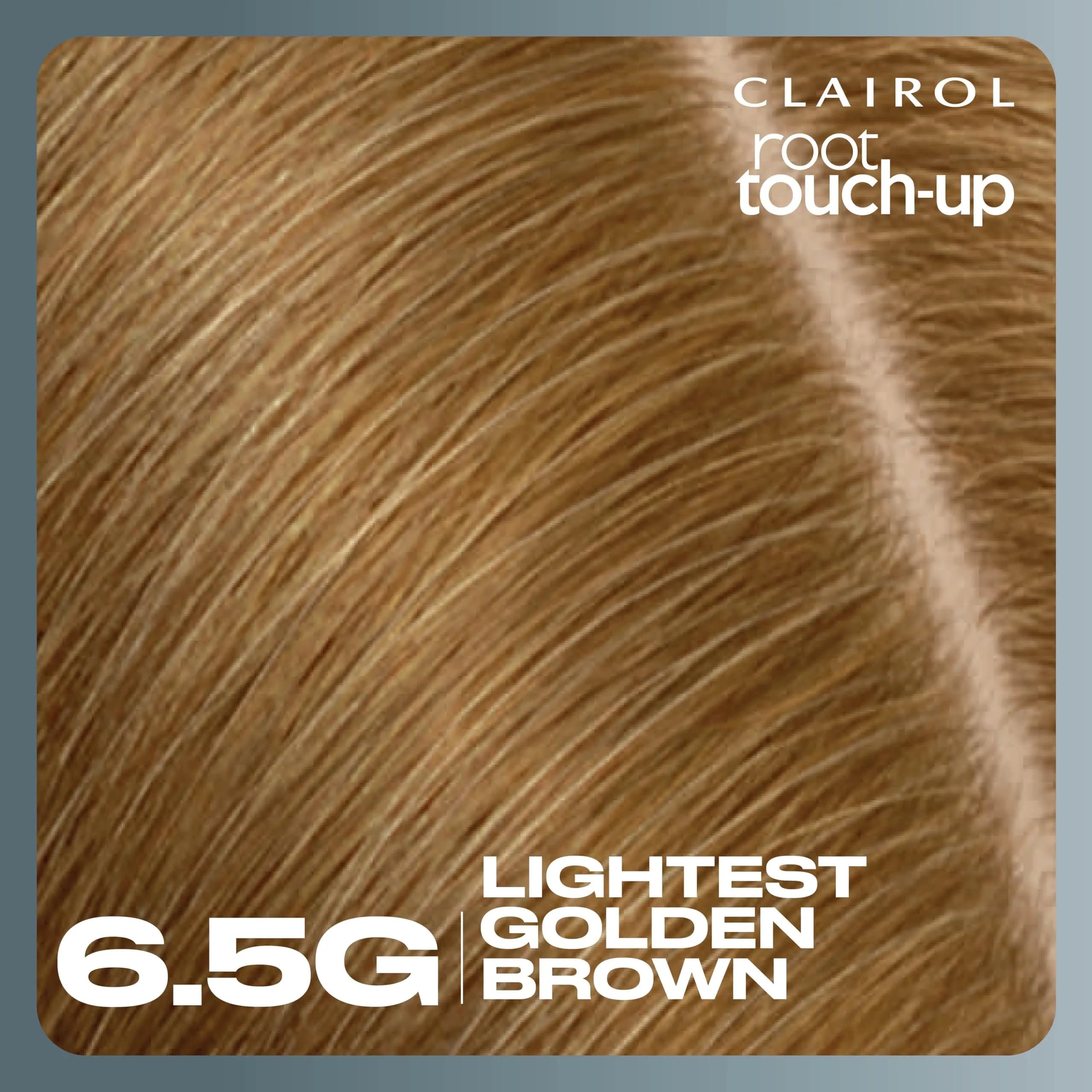 Clairol Root Touch Up Permanent Hair Dye 6.5G Lightest Golden Brown 1.1 Fl Oz (33ml) | 100% Gray Coverage - view 9