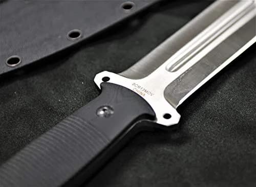 S-TEC Tactical Hunting Fixed Blade Knife 12in G10 Handle | Full Tang Stainless Steel thumbnail 4