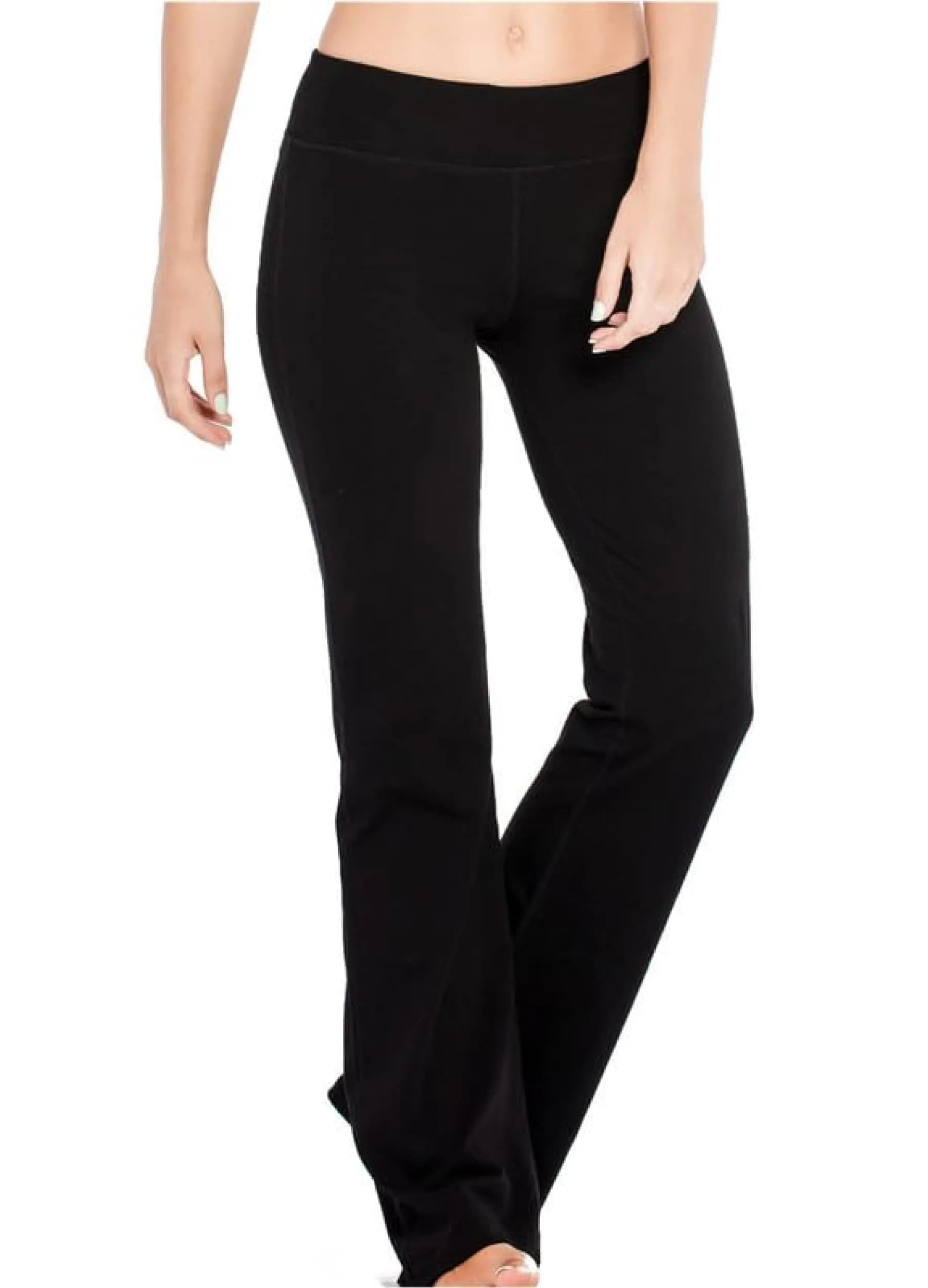 Houmous Women's Cotton Bootcut Pants 29'' Inseam | Comfortable, Breathable & Fit for Yoga & Lounge