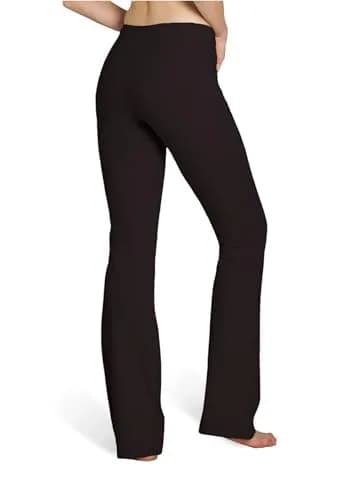 Houmous Women's Cotton Bootcut Pants 29'' Inseam | Comfortable, Breathable & Fit for Yoga & Lounge thumbnail 5
