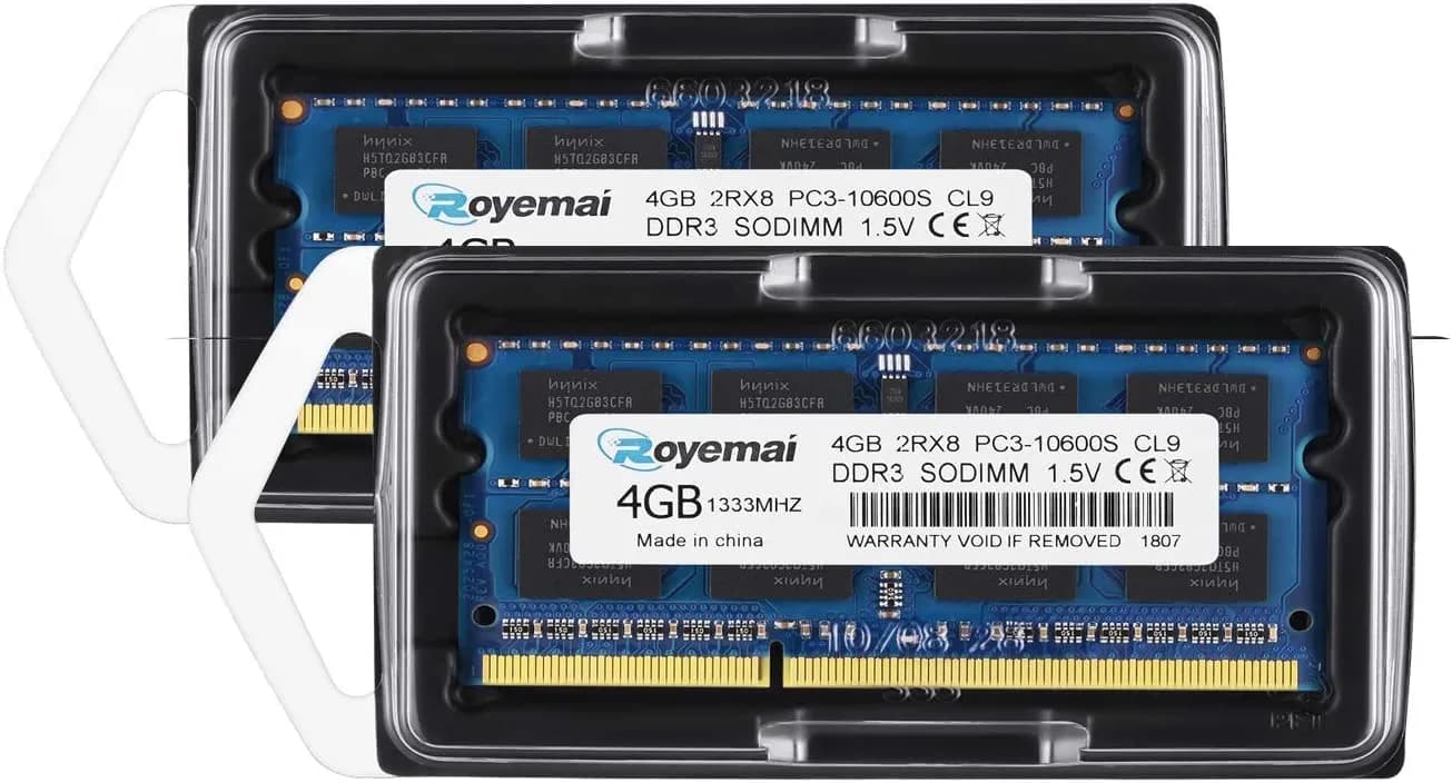 D DUOMEIQI DDR3 1333MHz 8GB Kit (2x4GB) SODIMM RAM | Accelerate Laptop Performance - view 6