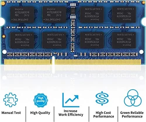 D DUOMEIQI DDR3 1333MHz 8GB Kit (2x4GB) SODIMM RAM | Accelerate Laptop Performance thumbnail 4