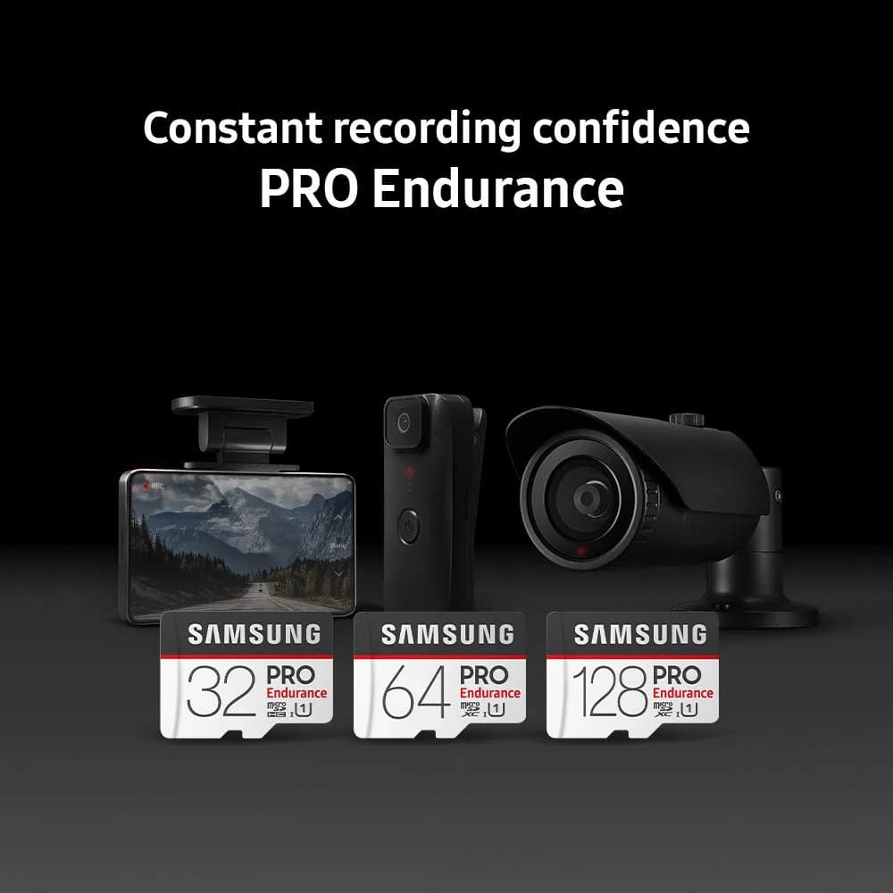 Samsung PRO Endurance 32GB MicroSDXC Memory Card with Adapter | Designed for Video Monitoring - view 5