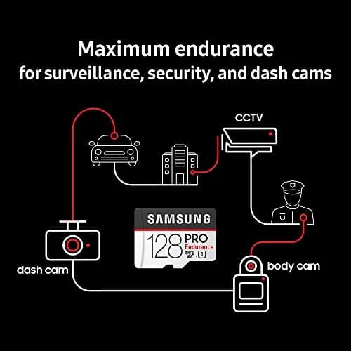Samsung PRO Endurance 32GB MicroSDXC Memory Card with Adapter | Designed for Video Monitoring thumbnail 7