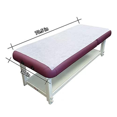 TOA Massage Bed Cover - 2 Rolls, 75 x 32 Inches | Non-Woven Disposable Sheets for Spa & Medical Use thumbnail 5