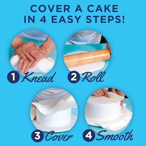 Satin Ice Fondant for Cake Decorating, Pink | Premium Quality, Gluten-Free, Dairy-Free, Nut-Free, 4.4 Oz thumbnail 3