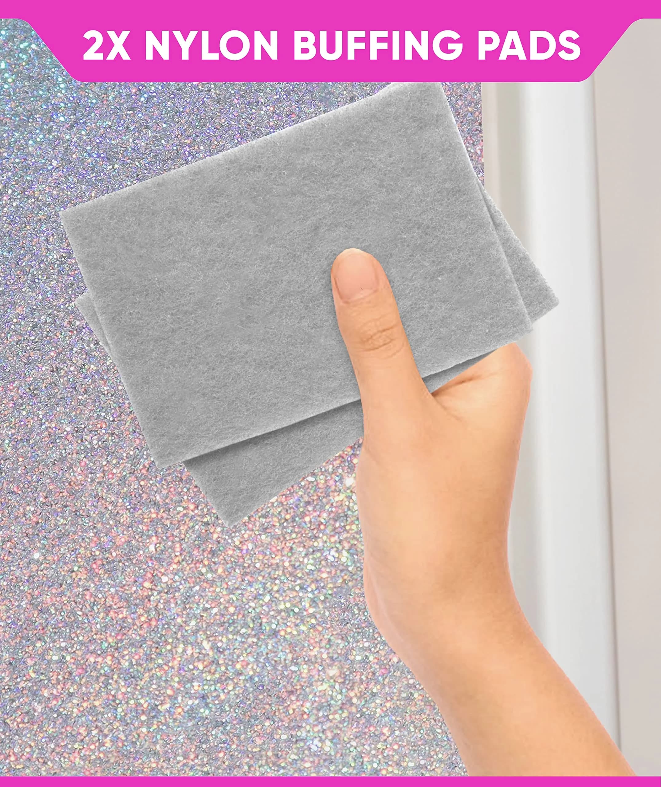 FBGC Holographic Silver Glitter Paint Additive 156 g (5.3 oz) | Adds Sparkle to Walls & Furniture - view 5