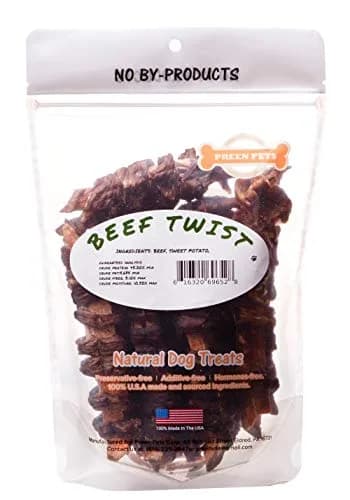 Preen Pets Beef & Sweet Potato Twist Dog Treats 2LB | Grain-Free, Protein-Rich, USA Ingredients thumbnail 2