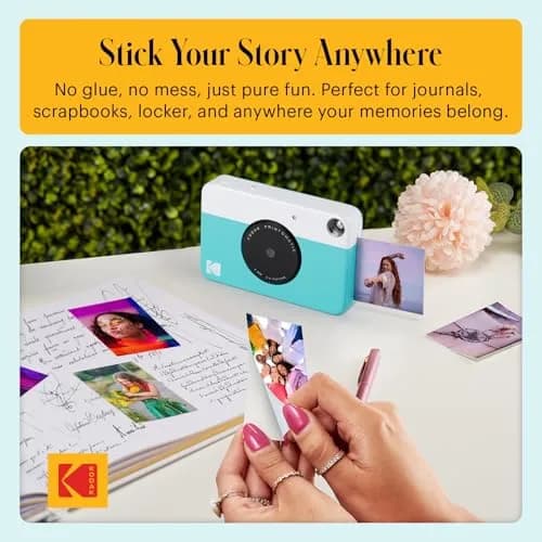 KODAK Printomatic Digital Camera 5MP | Portable Instant Print with Sticky-Back Photos thumbnail 5