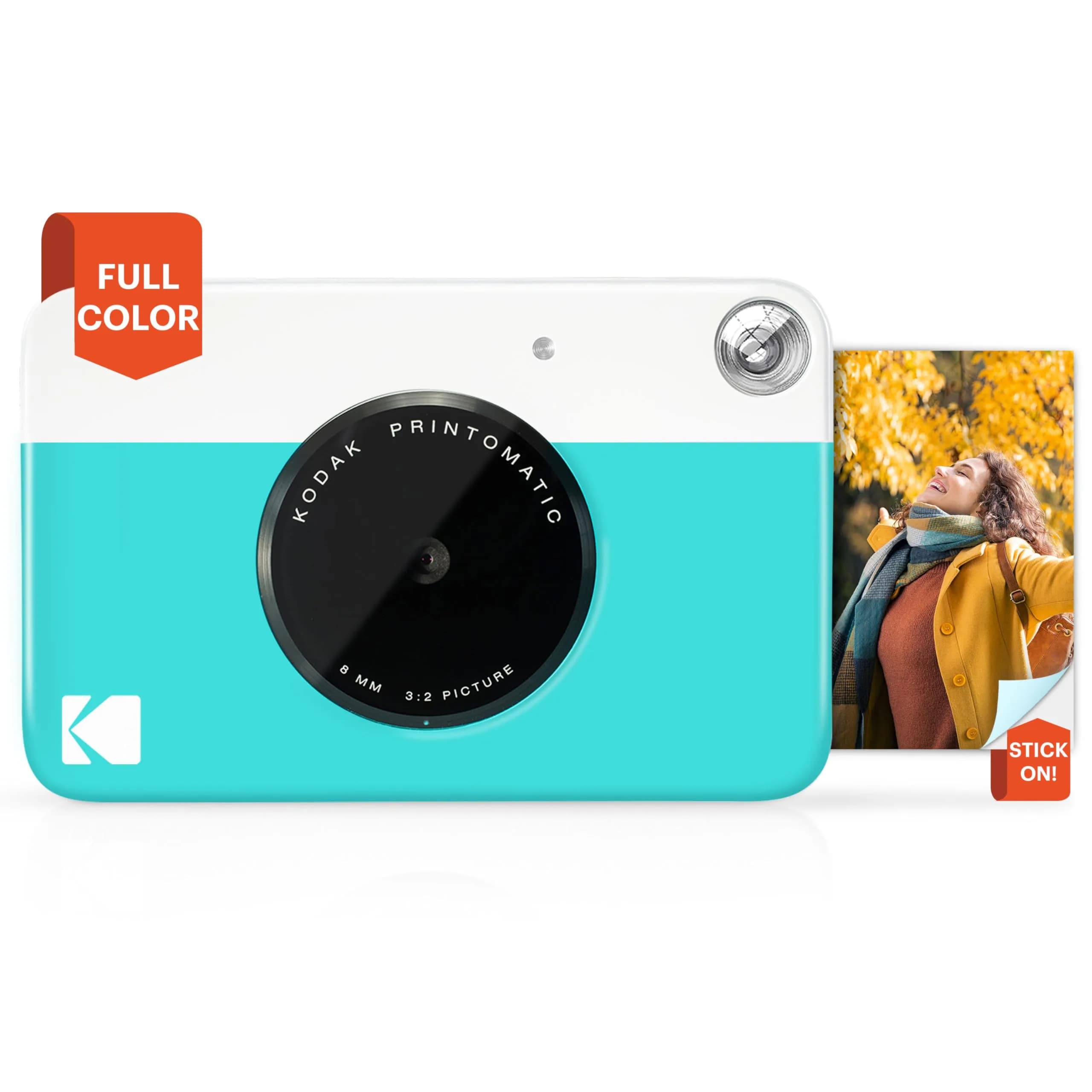 KODAK Printomatic Digital Camera 5MP | Portable Instant Print with Sticky-Back Photos
