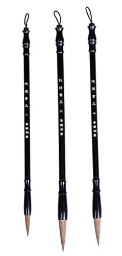 I-MART Chinese Calligraphy Brush Set of 3 | Assorted Colors Writing Instrument thumbnail 1