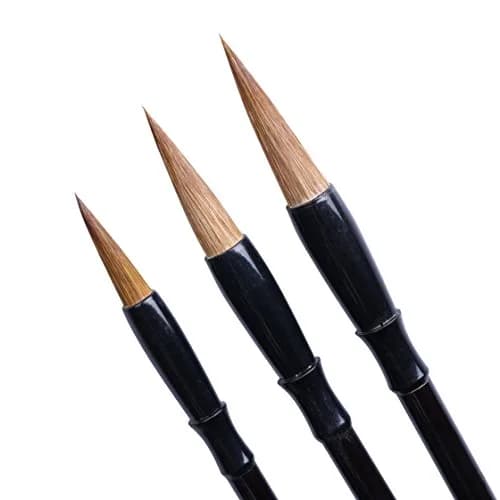 I-MART Chinese Calligraphy Brush Set of 3 | Assorted Colors Writing Instrument thumbnail 2