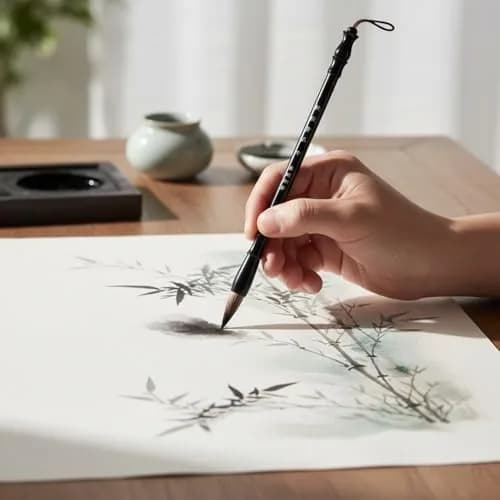 I-MART Chinese Calligraphy Brush Set of 3 | Assorted Colors Writing Instrument thumbnail 3