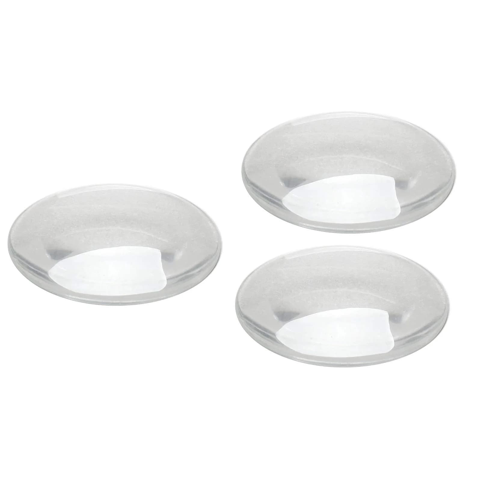 dophee 30mm Glass Cabochons Dome Tiles 10-Pack | Transparent Round Flatback for Jewelry Making — 50mm