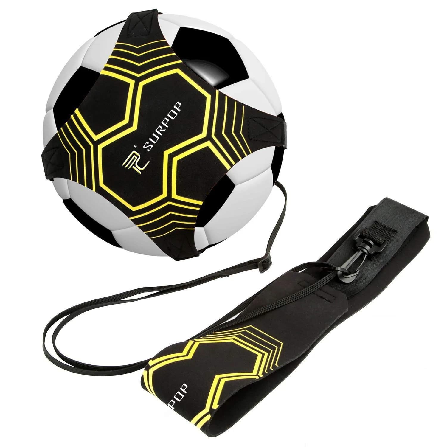 Surpop Adjustable Solo Soccer Trainer Belt for Kids and Adults | Solo Practice & Skill Development