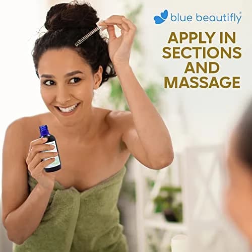 Blue Beautifly Organic Amla Oil for Scalp Serum 4 fl oz | Nourishes & Rejuvenates Hair & Skin thumbnail 7