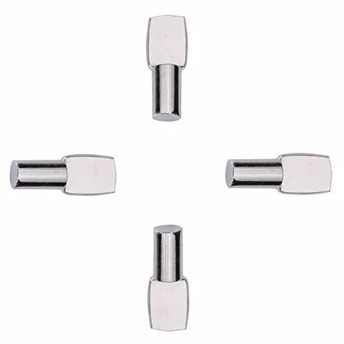 Tbestmax 5mm Spoon Shape Shelf Support Pins 120 Pack | Stainless Steel Cabinet Furniture Hardware thumbnail 3