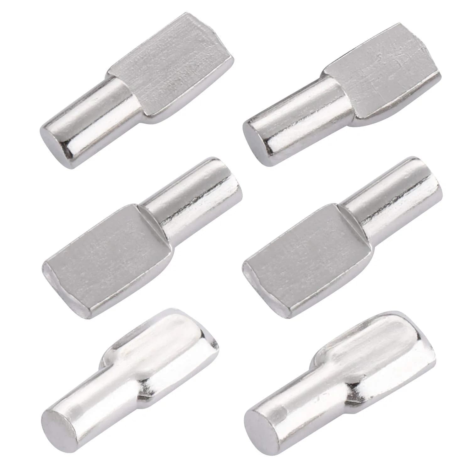 Tbestmax 5mm Spoon Shape Shelf Support Pins 120 Pack | Stainless Steel Cabinet Furniture Hardware - view 4