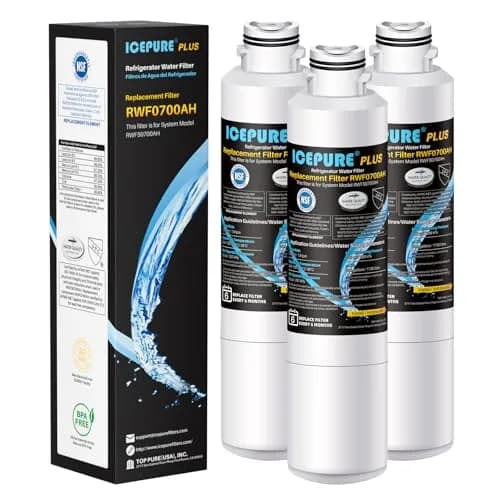 ICEPURE DA29-00020B Refrigerator Water Filter 3-Pack | NSF/ANSI 53 & 42 Certified for Heavy Metal Removal thumbnail 1