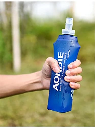 AONIJIE Foldable Soft Flask Water Bottle 250mL (8.45 Fl Oz) 2-Pack | Lightweight & Collapsible for Running & Hiking thumbnail 8