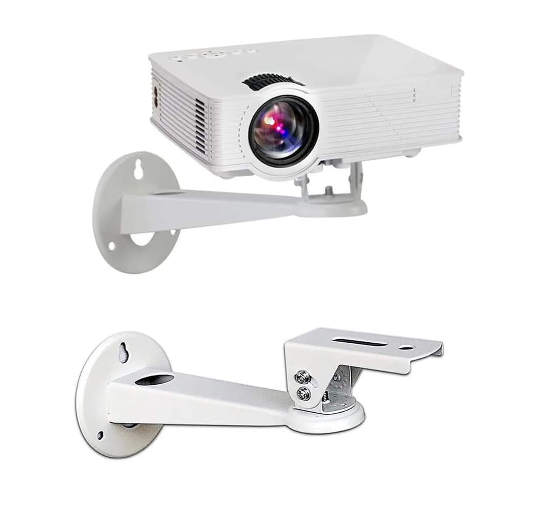 Drsn Mini Projector Wall Mount Bracket 20cm (7.87in) | Universal 360° Rotation, 8 lbs Capacity - main product image
