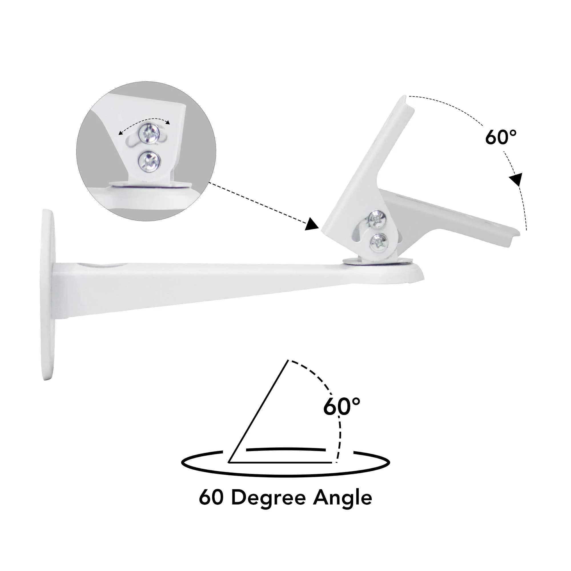 Drsn Mini Projector Wall Mount Bracket 20cm (7.87in) | Universal 360° Rotation, 8 lbs Capacity - view 4