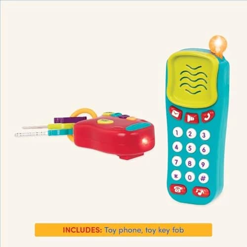 Battat Light & Sound Phone and Keys Set | 10+ Months thumbnail 5