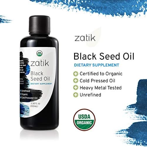 Zatik Black Cumin Seed Oil 3.38 fl oz (100mL) | Organic Cold-Pressed Nutrient-Rich Oil thumbnail 2