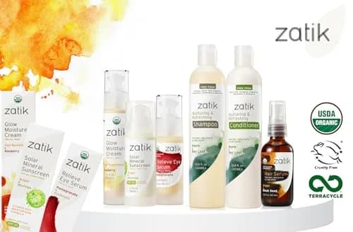 Zatik Naturals Solar Mineral Sunscreen 1.7 oz | SPF 30, Non-Nano Zinc, Organic Extracts, Vegan, Water Resistant thumbnail 11