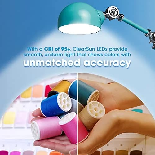 OttLite Revive LED Desk Lamp with USB Port, Turquoise | Natural Light, Eye-Friendly, Adjustable Height thumbnail 5