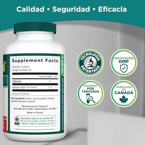 Genacol Original Hydrolyzed Collagen Joint Supplement 270 Count (90-Day Supply) | Clinically Studied for Joint Health thumbnail 5