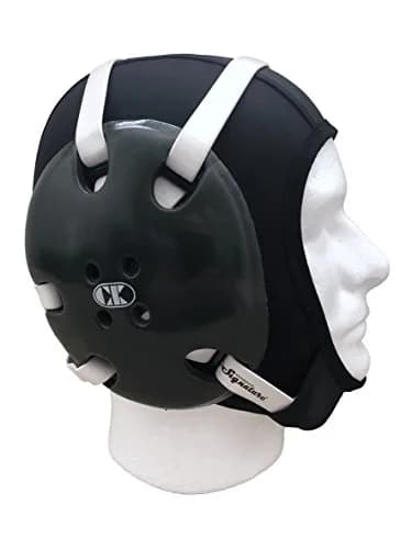 Alley Cats Wrestling Hair Cap Cover with Chin Strap, Black, One Size Fits Most | NFHS Compliant thumbnail 3