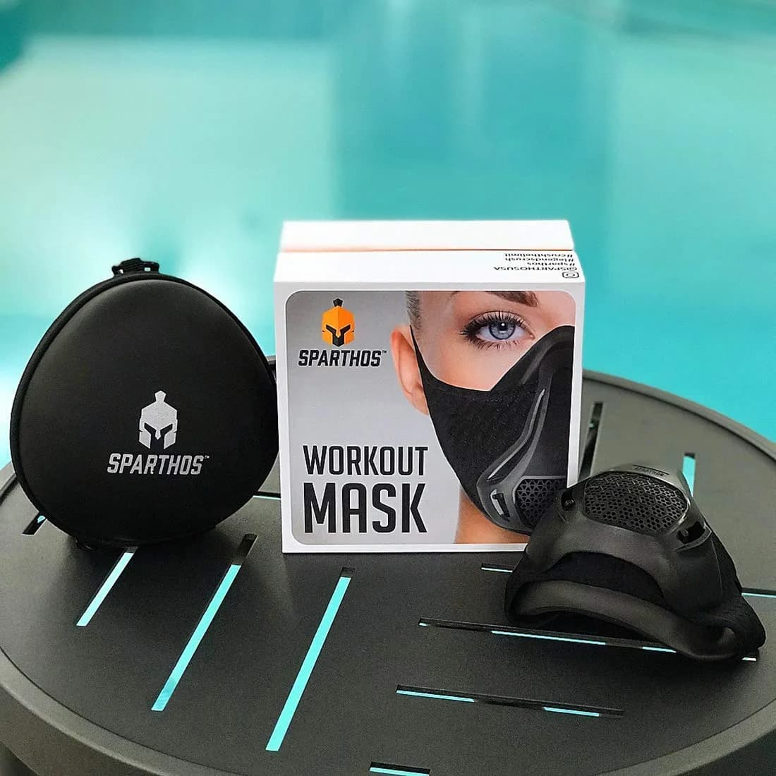 Sparthos High Altitude Training Mask Red Camo | Simulates 16 Breathing Levels - view 8