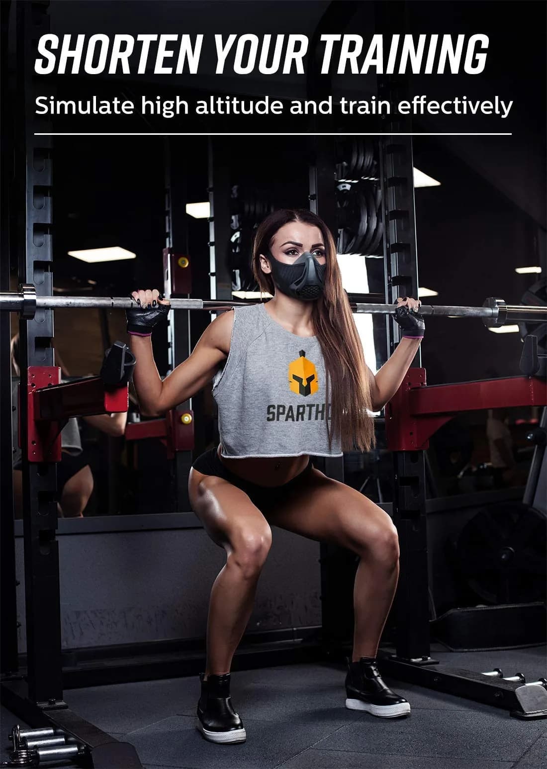 Sparthos High Altitude Training Mask Red Camo | Simulates 16 Breathing Levels - view 2
