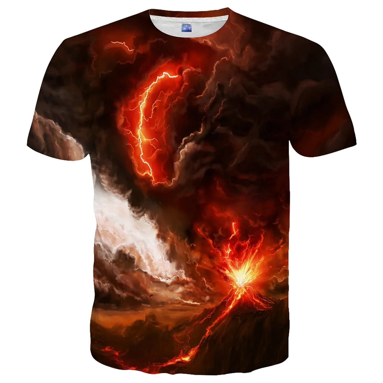 YAJOOEY Unisex Galaxy Print T-Shirt Crew Neck Regular Fit 3D Graphic (66cm/26in) | Vibrant Galaxy Design - main product image
