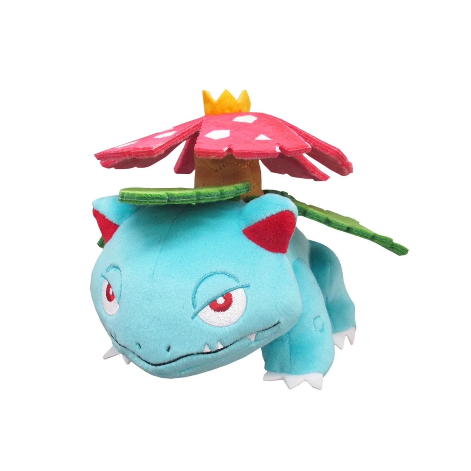 Sanei Pokemon All Star Collection Venusaur Plush 4 inch (10 cm) | Official Licensed Toy — Green, Red