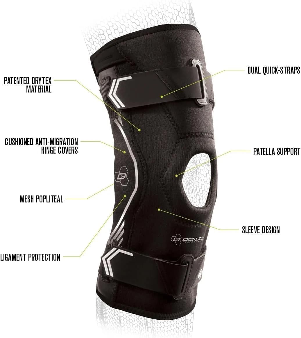 DonJoy Performance Bionic Drytex Hinged Knee Sleeve Small | FDA Approved Orthopedic Brace for Ligament Protection - view 4