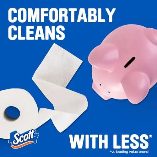 Scott ComfortPlus Toilet Paper 12 Triple Rolls | 2772 Sheets Total thumbnail 5