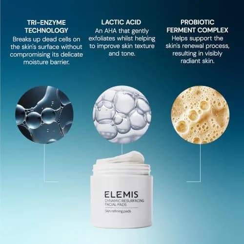 ELEMIS Dynamic Resurfacing Facial Pads, 60 Count | Gentle Textured Treatment for Radiant Skin thumbnail 5