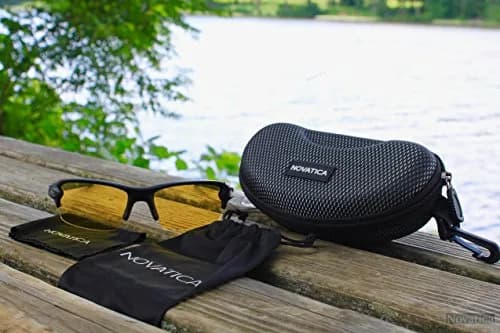 NOVATICA Night Driving Glasses For Men & Women - Anti Glare - Night Vision - Semi Polarized Yellow TAC Lens - UV Protection thumbnail 5