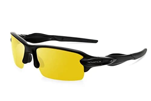 NOVATICA Night Driving Glasses For Men & Women - Anti Glare - Night Vision - Semi Polarized Yellow TAC Lens - UV Protection thumbnail 8