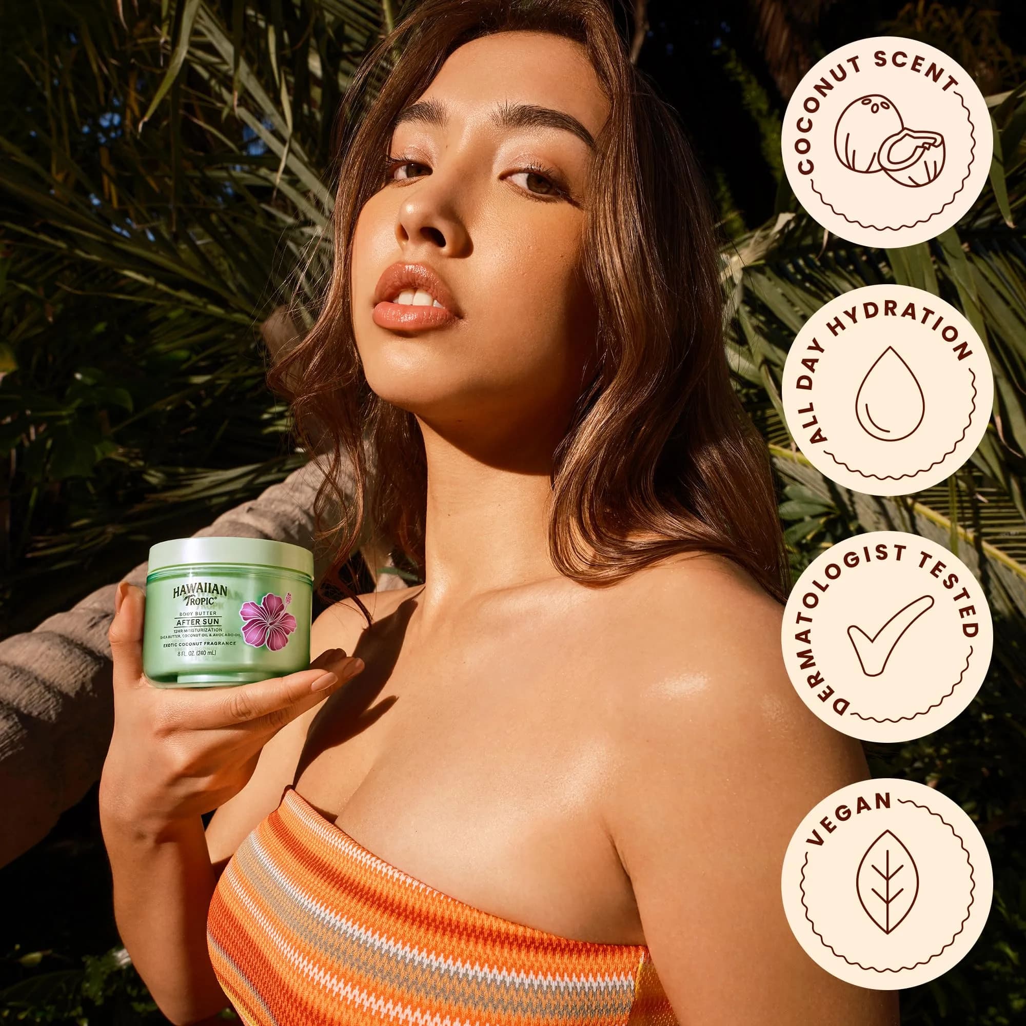 Hawaiian Tropic Exotic Coconut After Sun Body Butter 236ml (8 Oz) | Soothes & Hydrates Skin - view 6