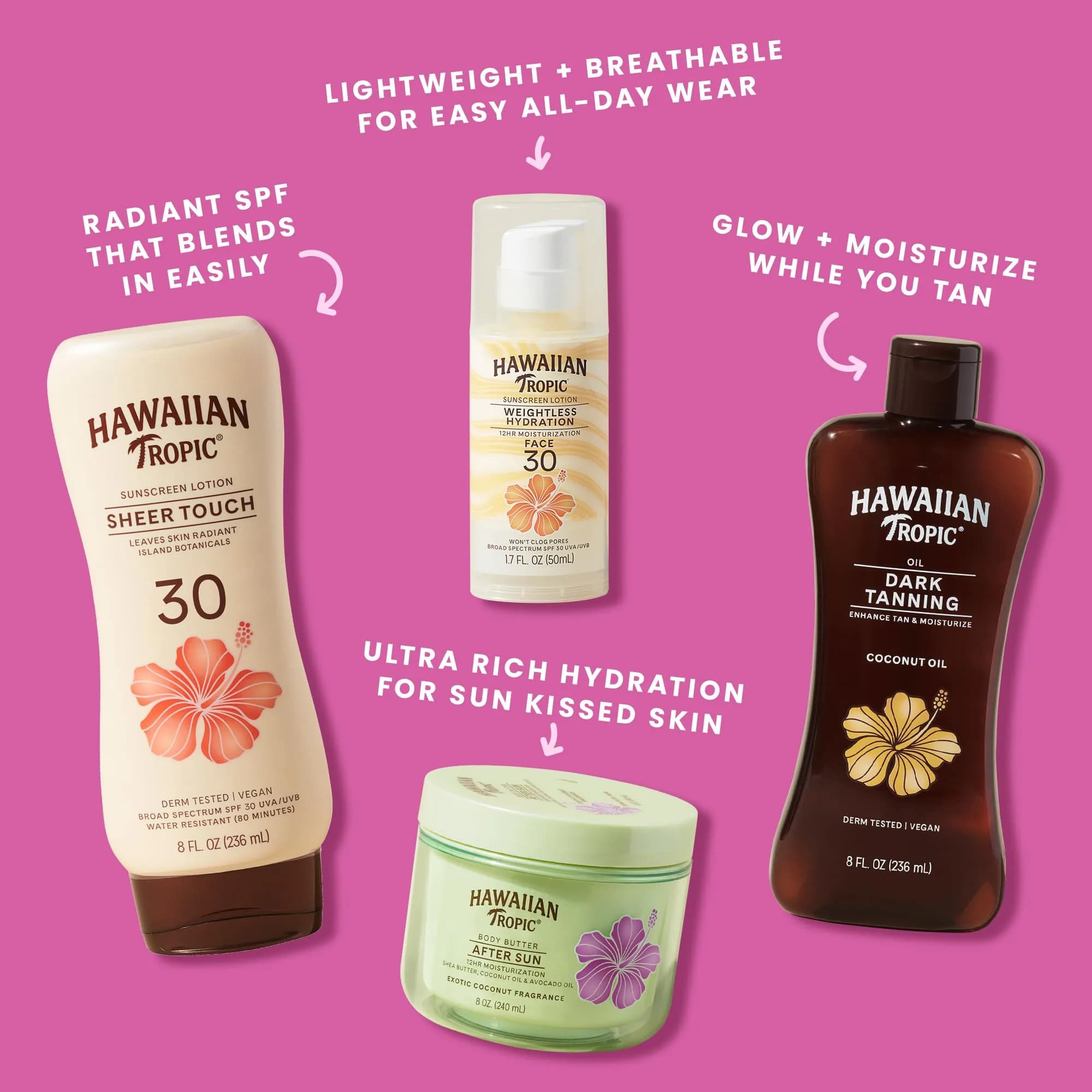 Hawaiian Tropic Exotic Coconut After Sun Body Butter 236ml (8 Oz) | Soothes & Hydrates Skin - view 7