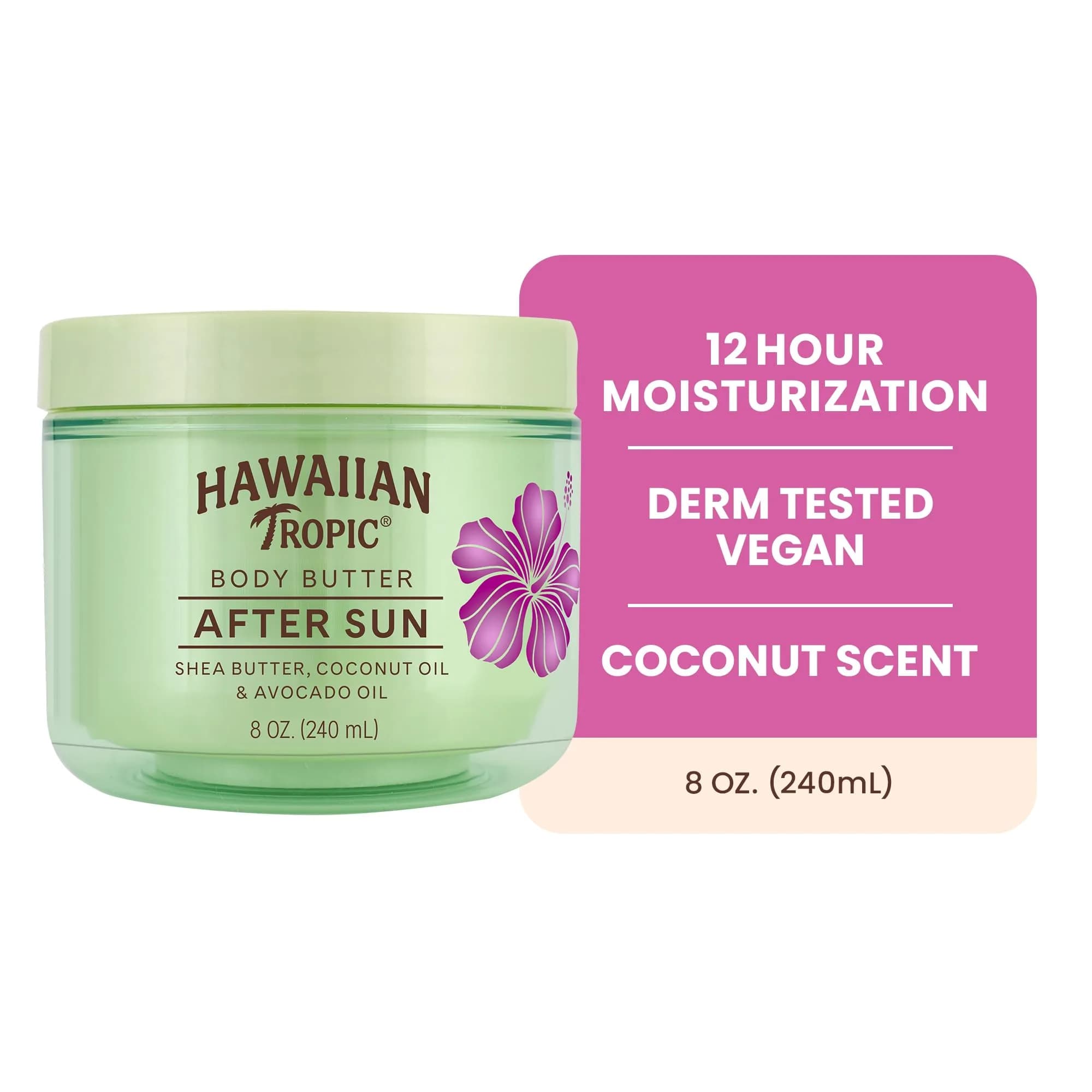 Hawaiian Tropic Exotic Coconut After Sun Body Butter 236ml (8 Oz) | Soothes & Hydrates Skin - view 2