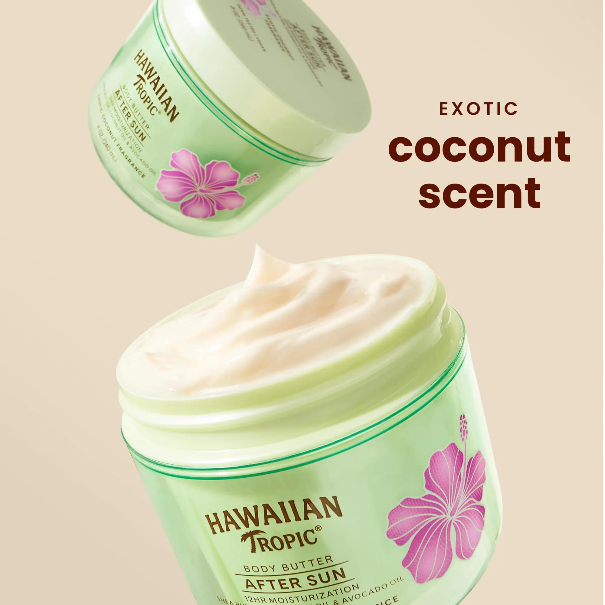 Hawaiian Tropic Exotic Coconut After Sun Body Butter 236ml (8 Oz) | Soothes & Hydrates Skin - view 3
